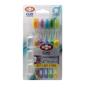 Cleene CLIO Toothbrush Dentabright Buy 3pcs Get 2pcs Free