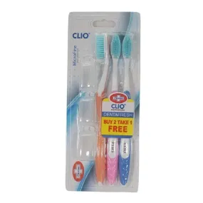 Cleene CLIO Toothbrush Dentafresh Buy 2pcs Take 1pc Free