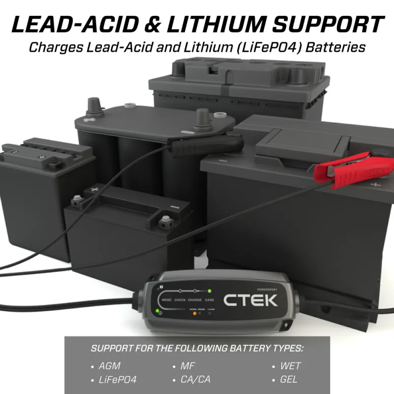 CTEK CT5 Powersport Battery Charger - 12V - 2.3 amp