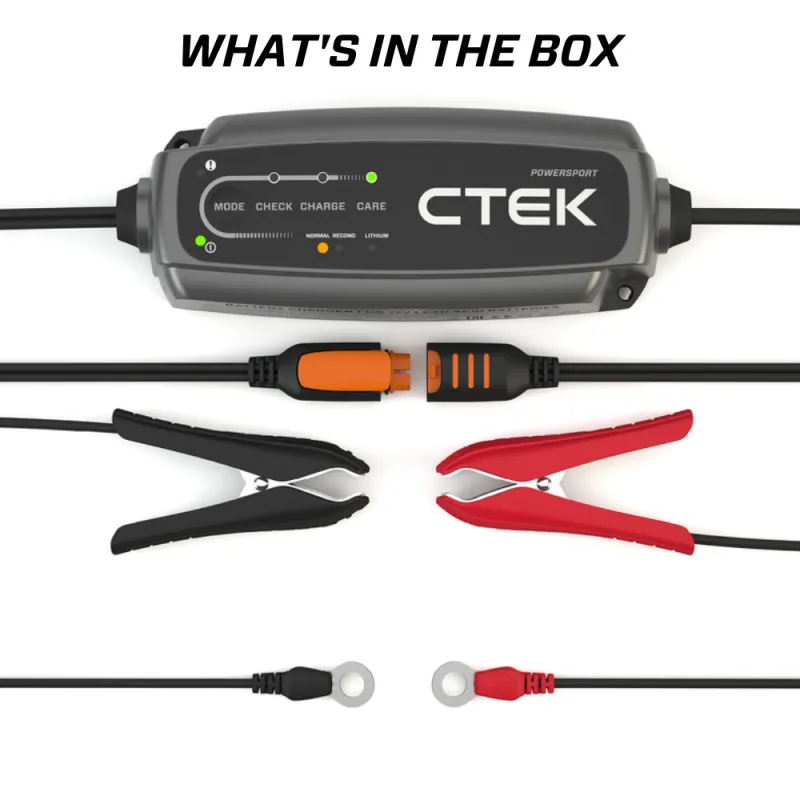 CTEK CT5 Powersport Battery Charger - 12V - 2.3 amp