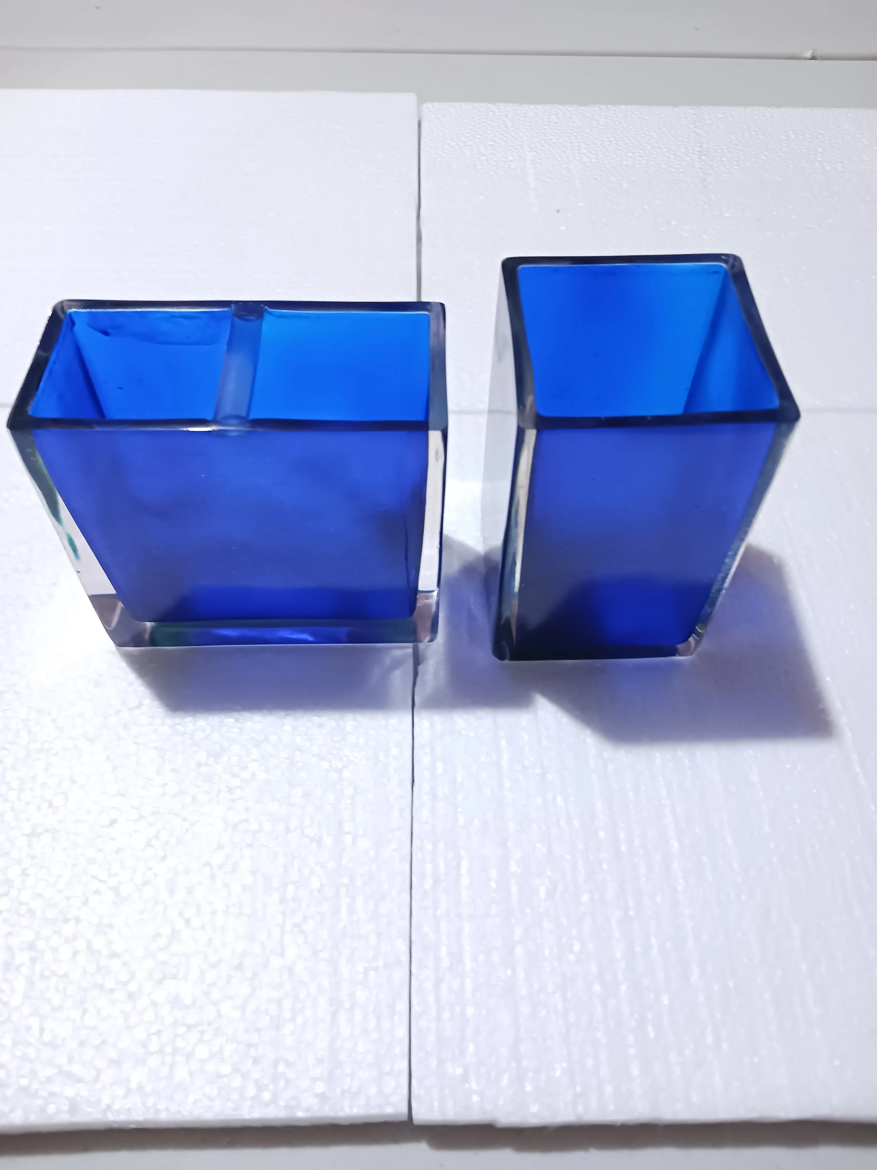 Dark Blue Acrylic Bathroom Accessory Set