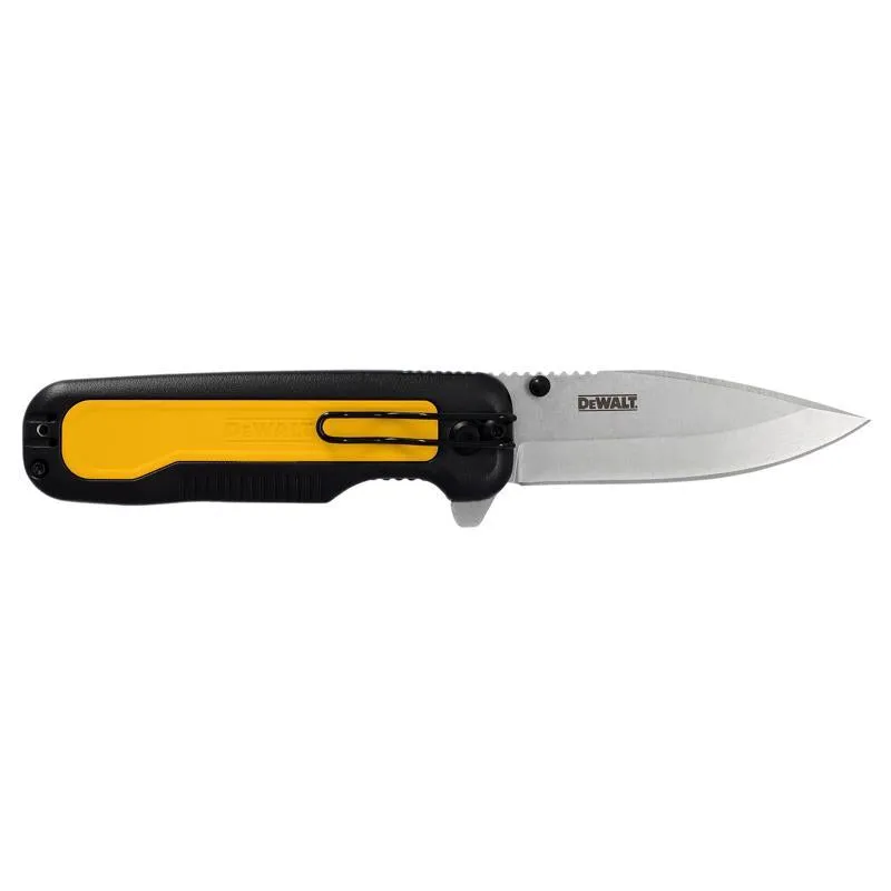 DEWALT Black/Yellow 7Cr Stainless Steel 7.8 in. Pocket Knife