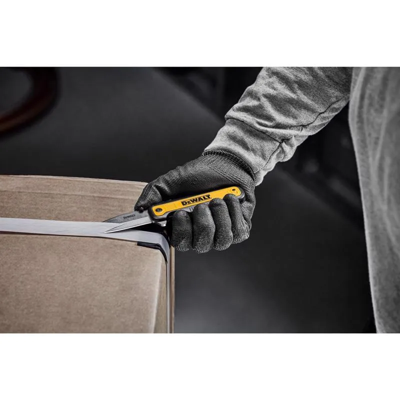 DEWALT Black/Yellow 7Cr Stainless Steel 7.8 in. Pocket Knife