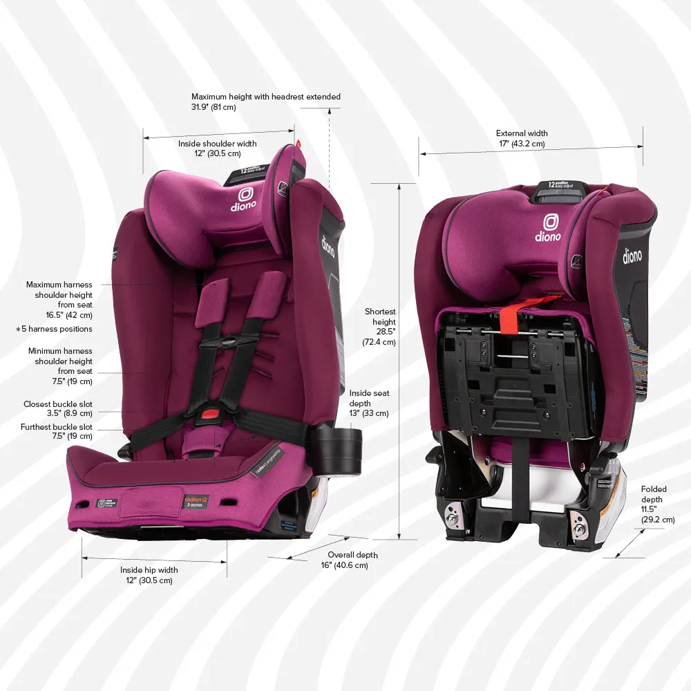 Diono Radian 3R SafePlus™ All-in-One Convertible Car Seat