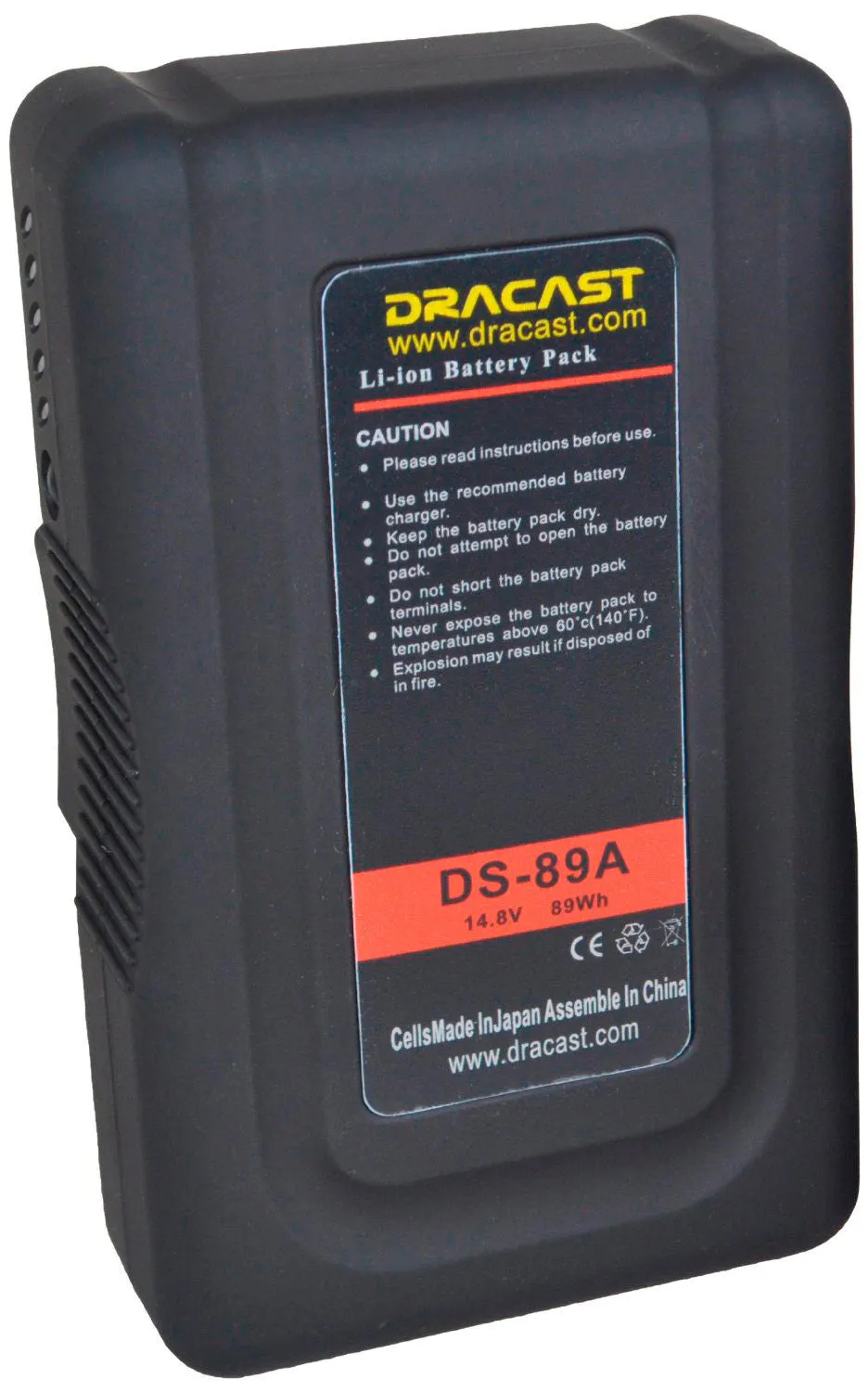 Dracast DR-89A 89A Anton Bauer/Gold Mount Battery