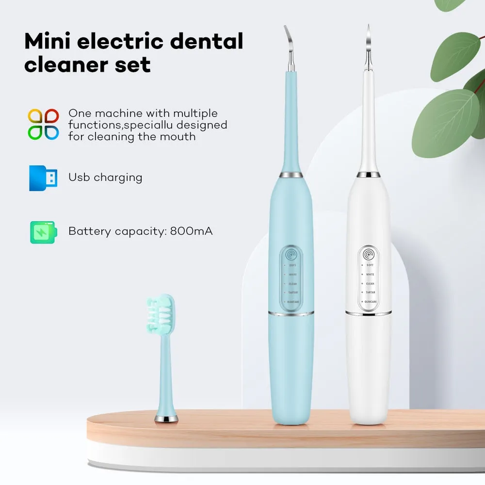 Electric Sonic Dental Irrigator Scaler Tooth Calculus Remover Teeth Whitening Cleaner Remove Tartar Scaler Teeth Cleaning Tool 0ral irrigator