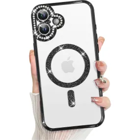 Entronix Apple iPhone 11 [Magnetic-Compatible] Case - Rhinestone Diamonds,