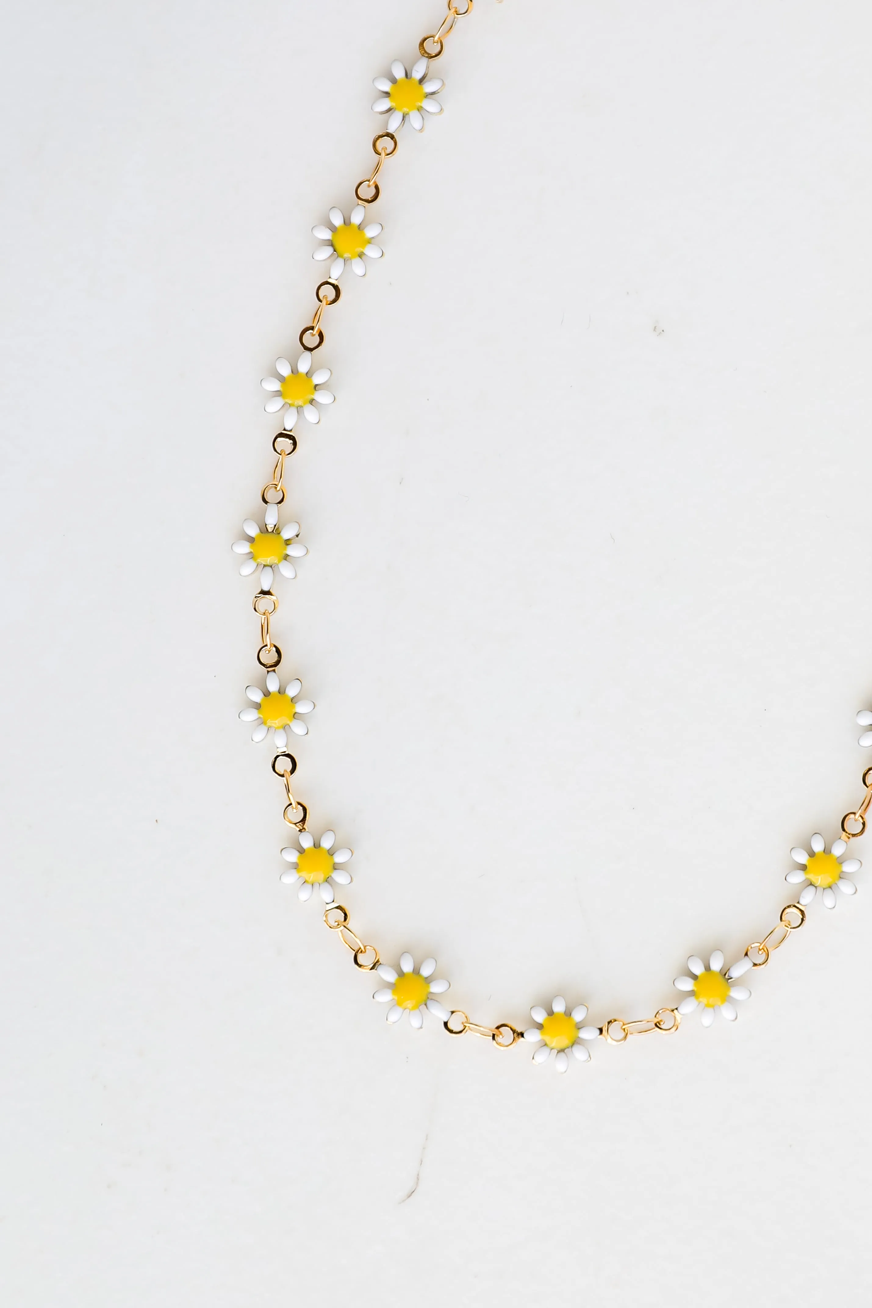 FINAL SALE - Bridget Gold Flower Charm Anklet