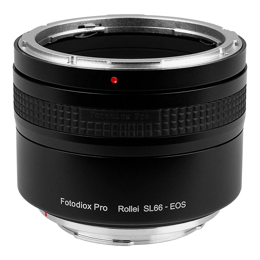 Fotodiox Pro Lens Mount Adapter - Rolleiflex SL66 Series Lens to Canon EOS (EF, EF-S) Mount SLR Camera Body with Built-In Focusing Helicoid