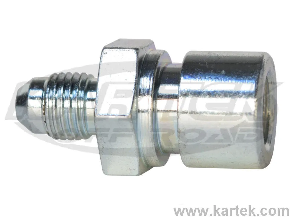 Fragola AN -4 Male To 10mm 1.0 Thread Bubble Flare Female Steel Straight Brake Adapter Fittings