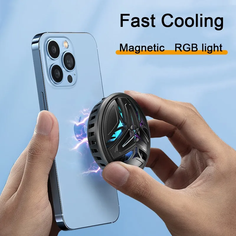 Game Mobile Phone Cooler USB Powered Magsafe Cooler for cell phone radiator fan phone PUBG peltier cooler portable cooling fan