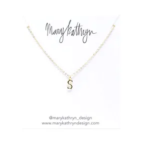 Gold Initial Necklace