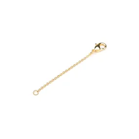 Gold Plated 2 inch Pendant Chain Necklace Extender