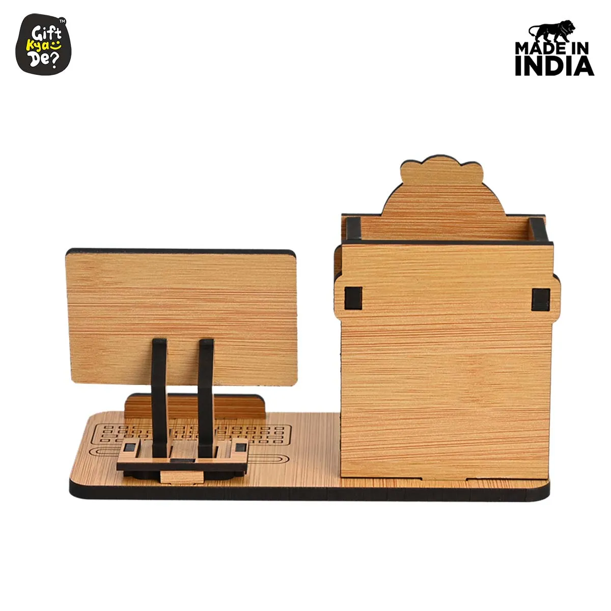 Good Luck Mobile and Pen Stand | Desk Organizer | Mobile Accessories