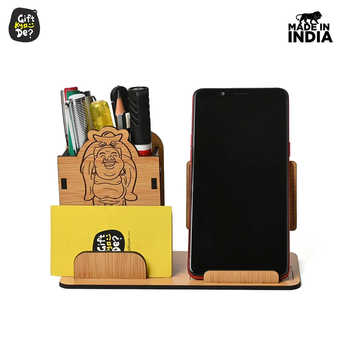 Good Luck Mobile and Pen Stand | Desk Organizer | Mobile Accessories