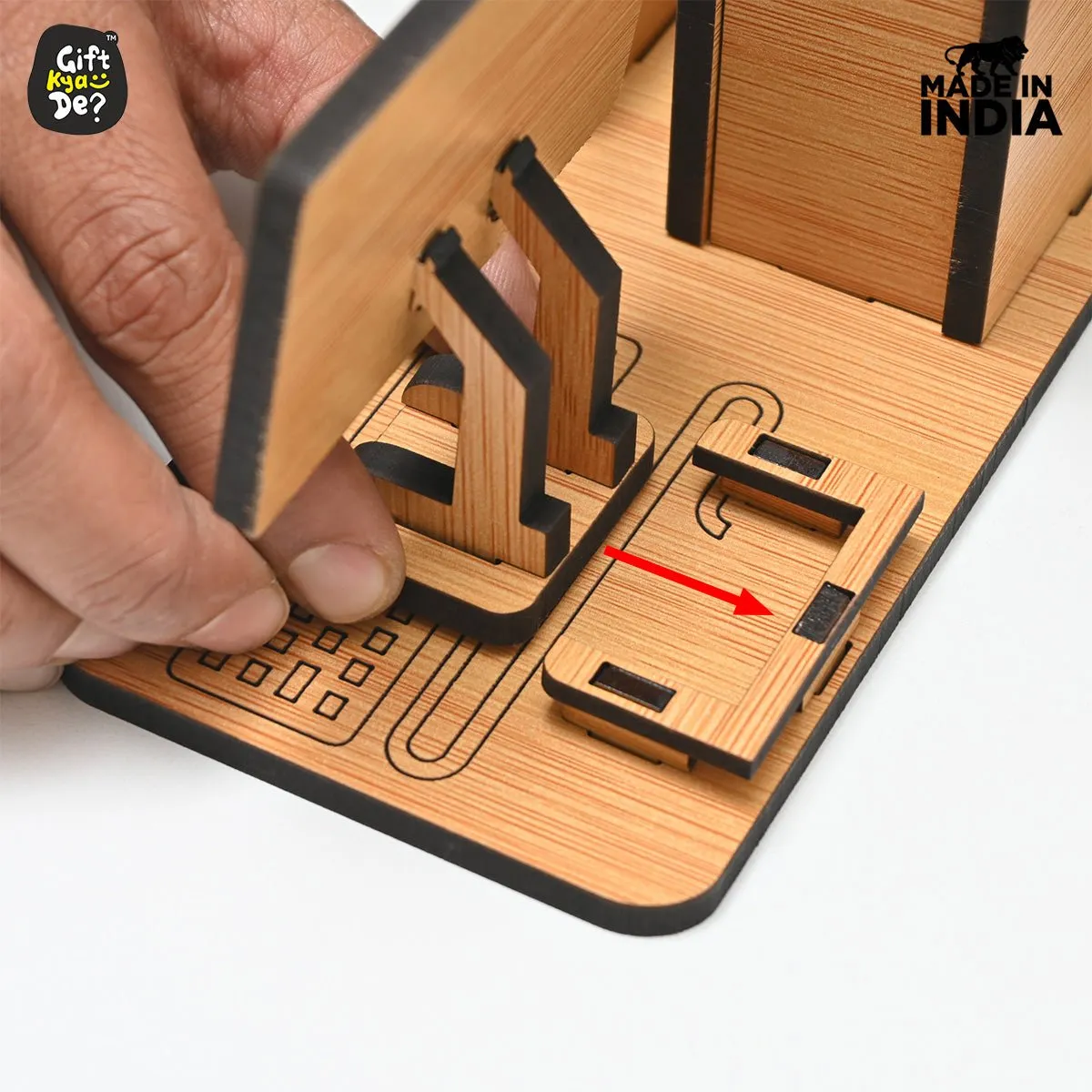 Good Luck Mobile and Pen Stand | Desk Organizer | Mobile Accessories