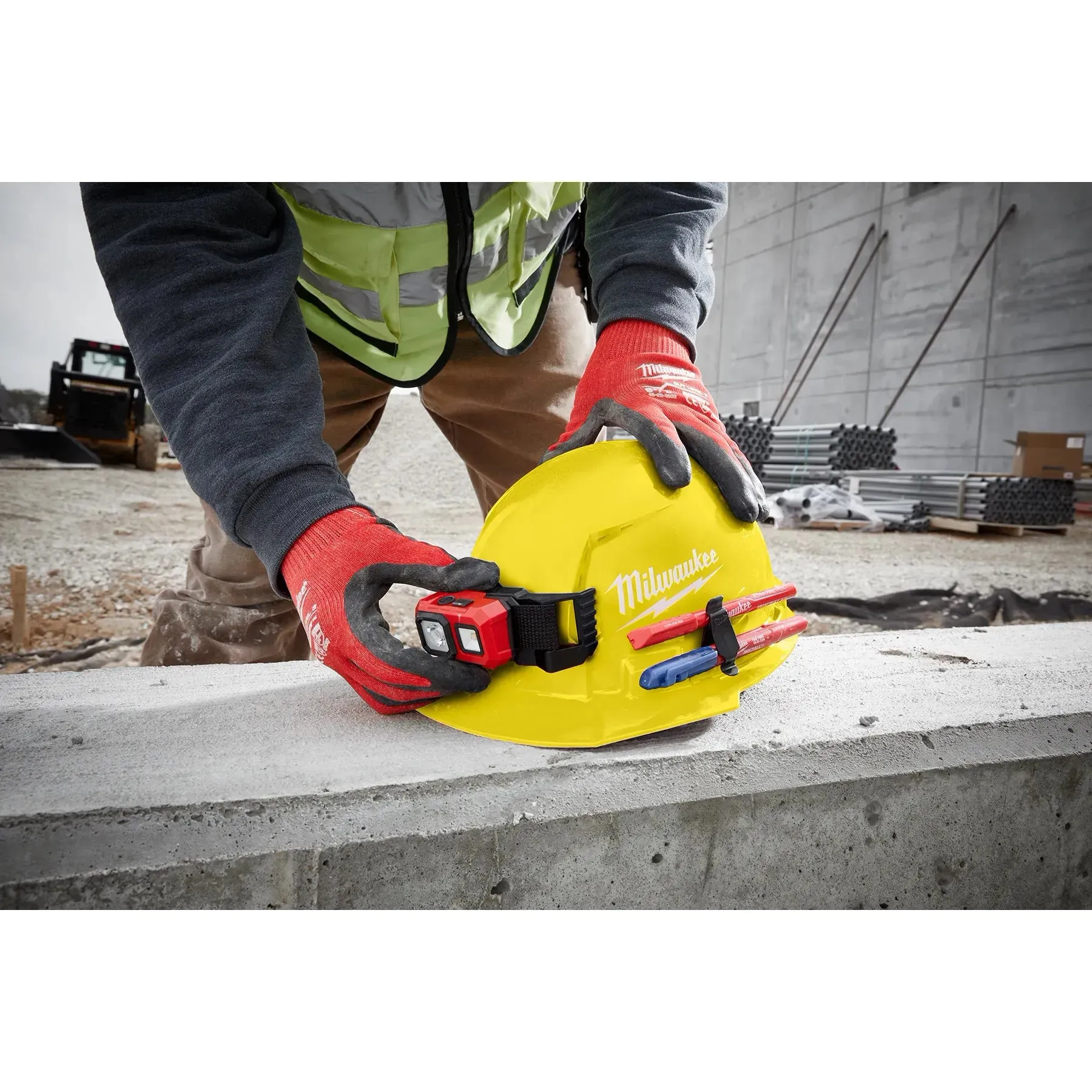 Hard Hat - Milwaukee® BOLT™ Front Brim Hard Hat w/6pt Ratcheting, Various Colours