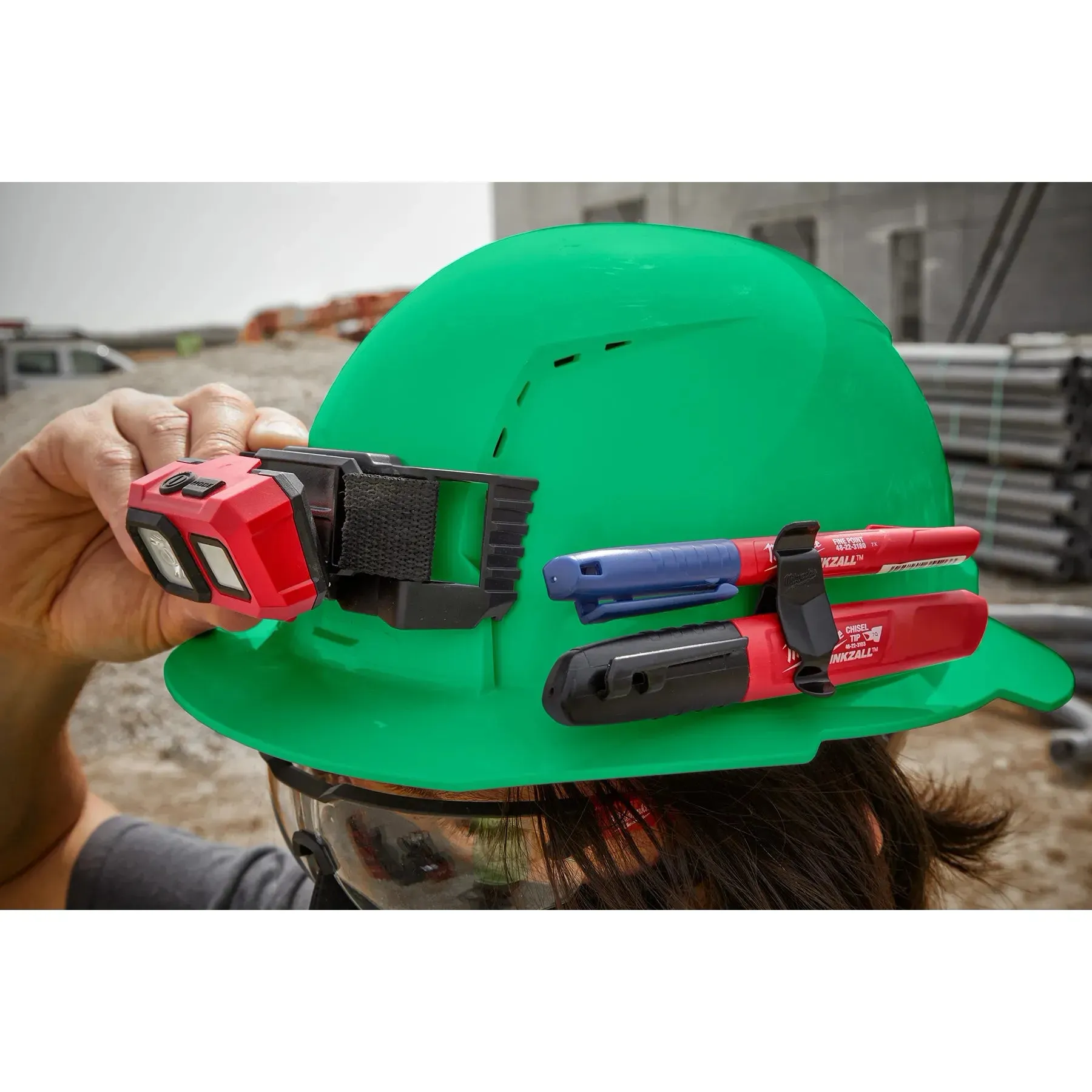 Hard Hat - Milwaukee® BOLT™ Full Brim Hard Hat w/6pt Ratcheting, Various Colours