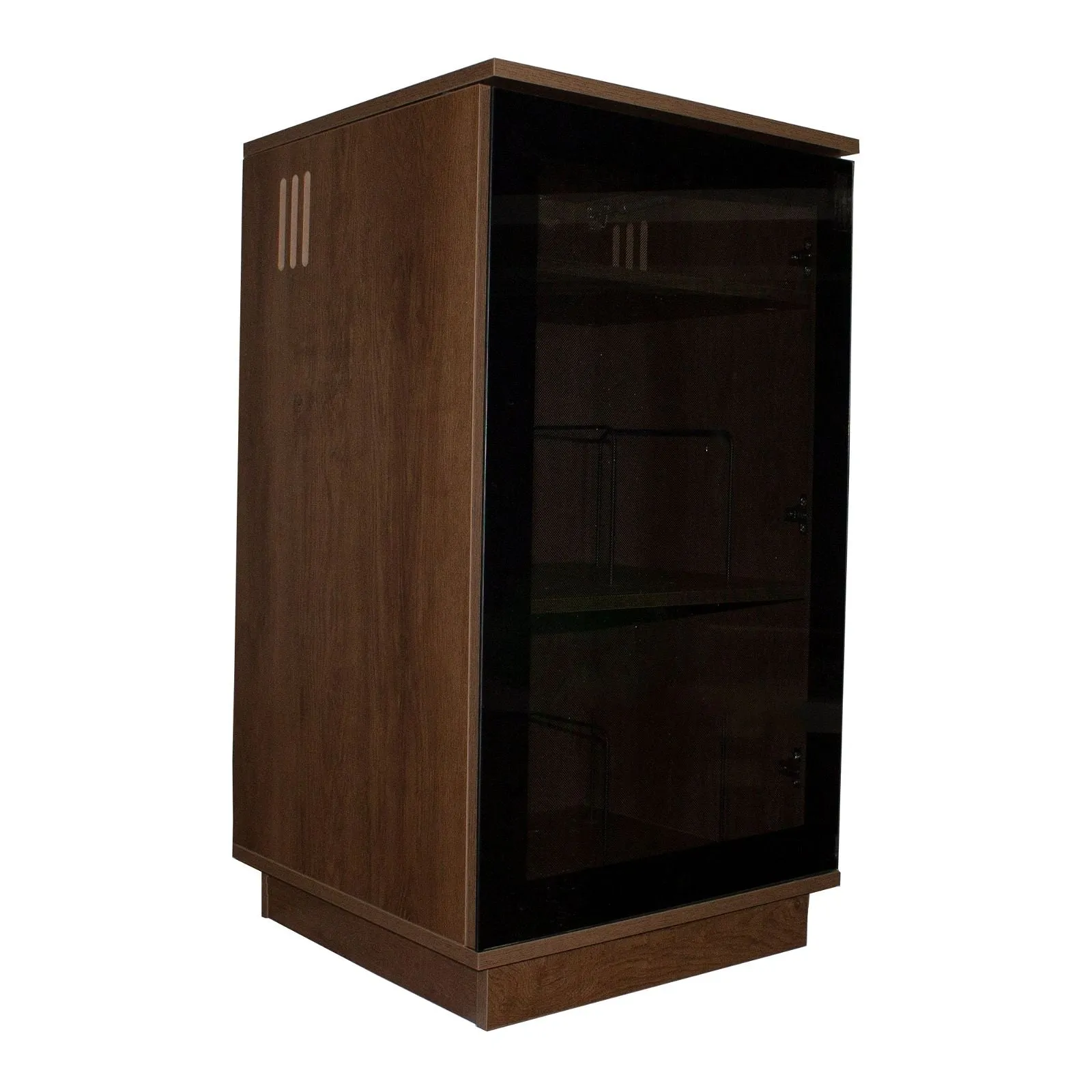 HOLLYWOOD HiFi Storage Cabinet for Turntable/Vinyl in Dark Oak by Tauris™