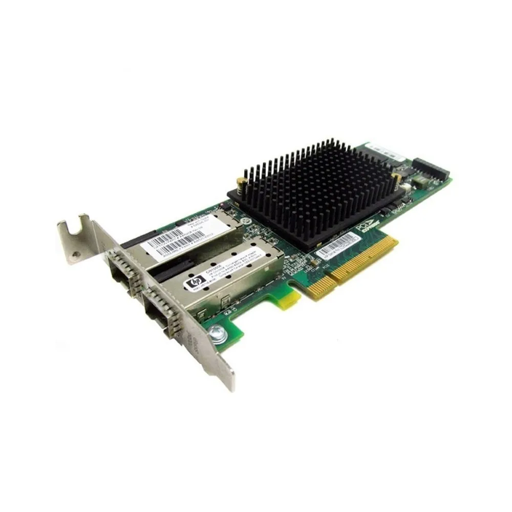 HP CN1000E 2-Ports Converged PCI Express 2.0 x8 2x (Free) SFP  Network Adapter Low Profile Bracket AW520A