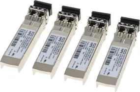 HPE MSA 16GB SFP  Short Wave Transceivers, Fibre Channel, 4-Pack of 16 Gbps, Wired - C8R24B