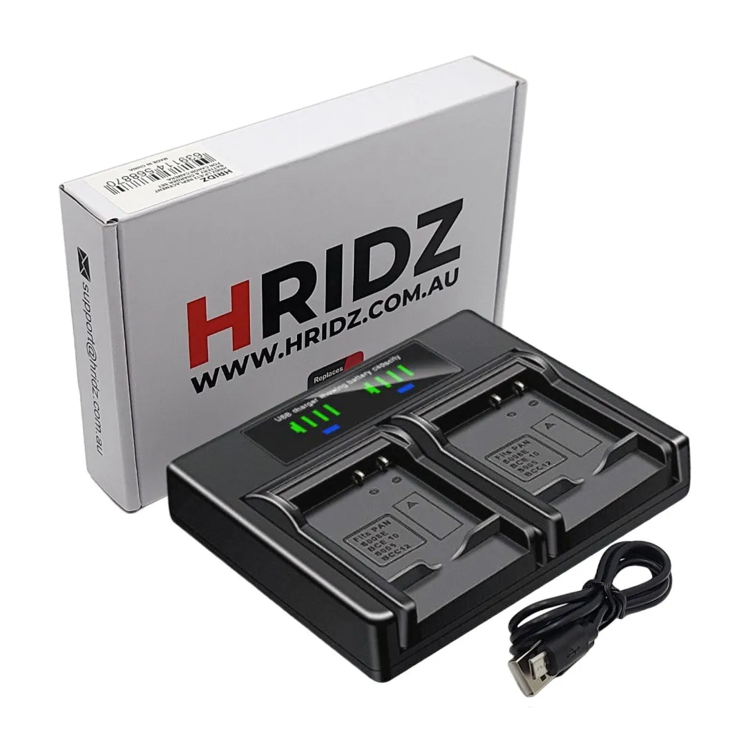 Hridz NB-6L Dual Charger For Canon PowerShot SX530 HS SX540 HS SX610 HS SX710HS