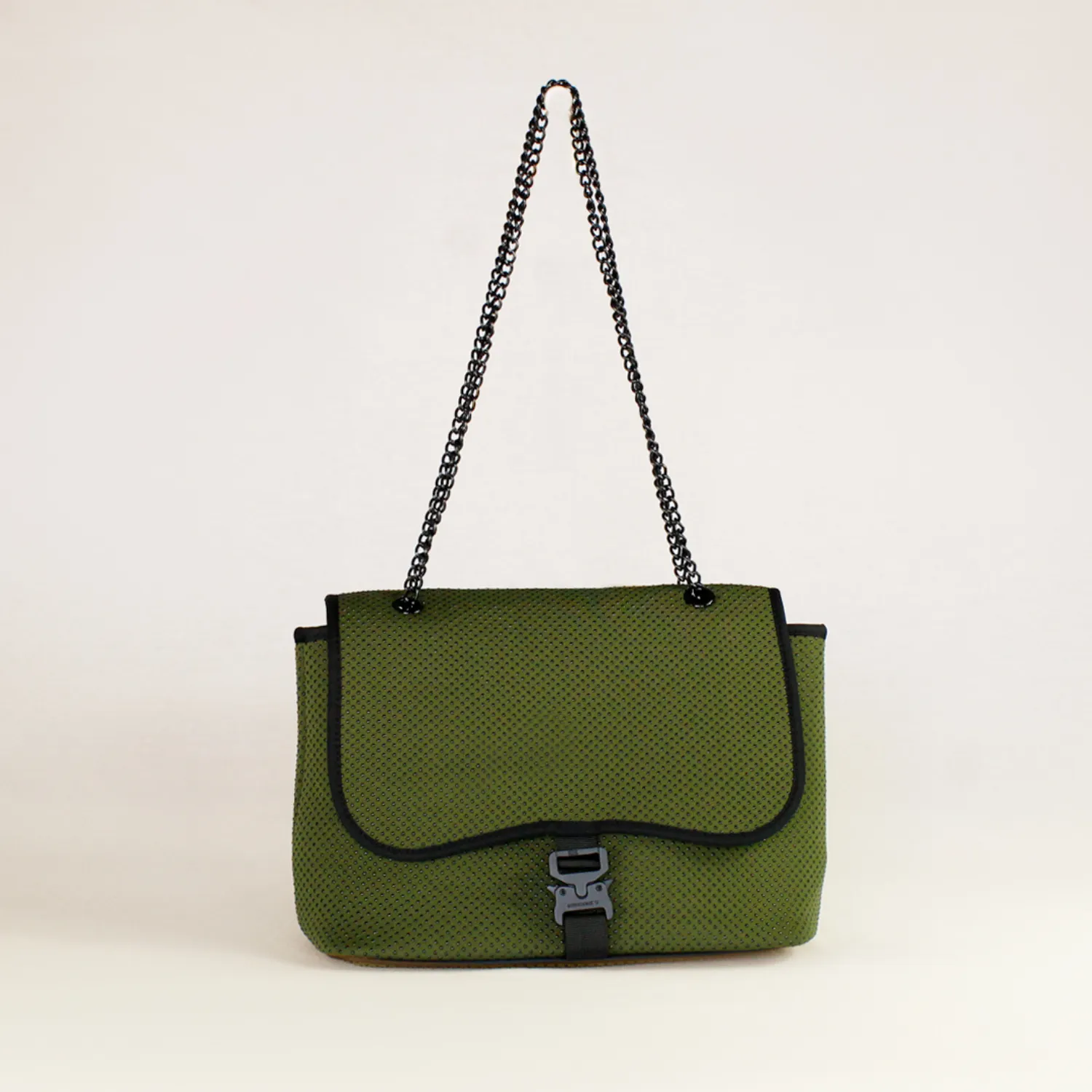 ICON TOTE   FLAP CROSSBODY - SAFARI GREEN