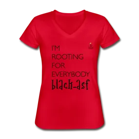 I'm Rooting - Women's V-Neck T-Shirt