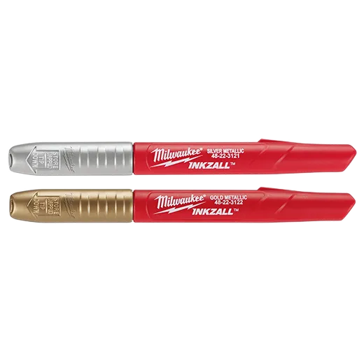 Inkzall Fine Point Metallic Marker - Silve/gold 2 Pack