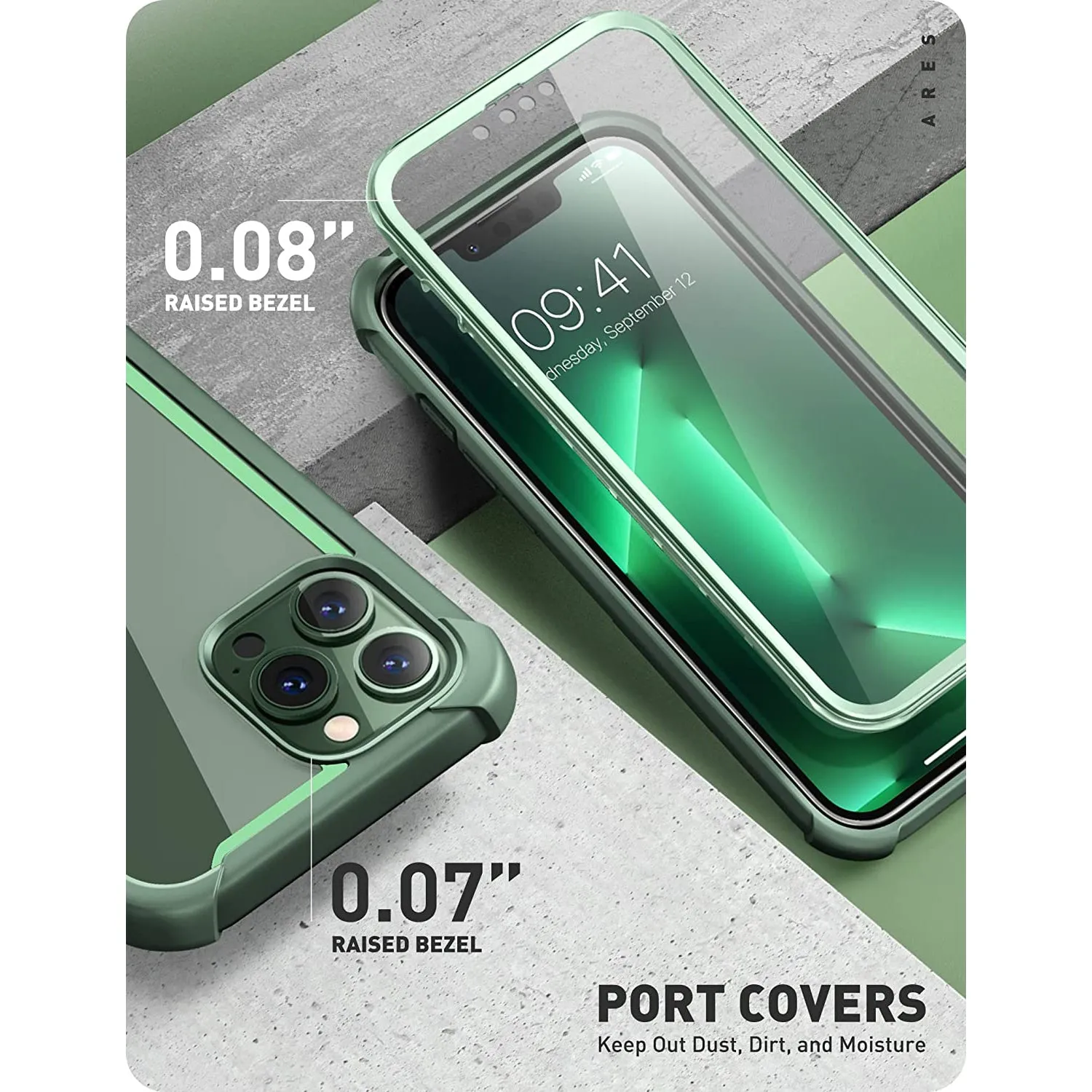 iPhone 13 Pro Ares Case - Green