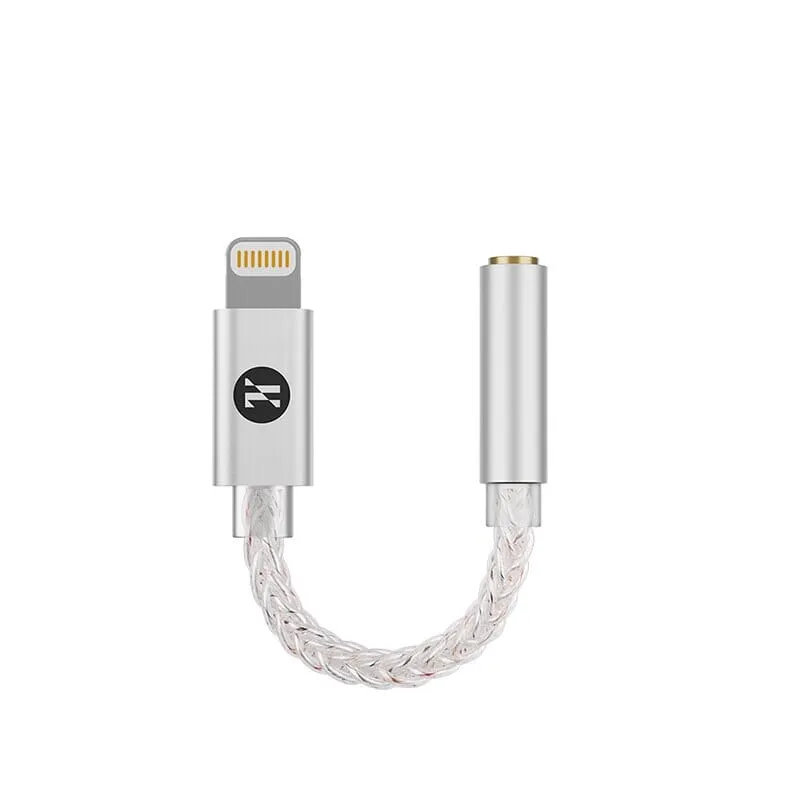 JCALLY JM35L USB Lightning To 3.5mm Cable DAC Hifi Adapter Decode Amp Digital Audio Cable