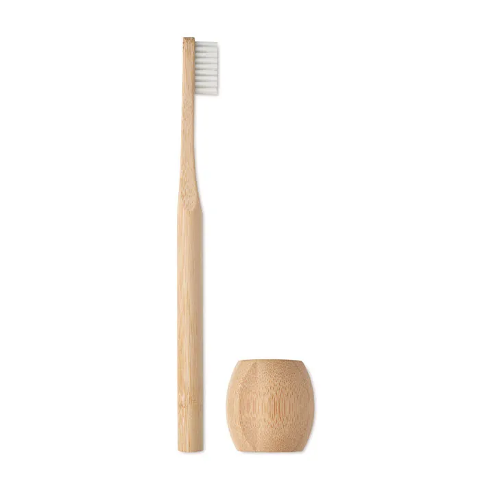 KUILA - Bamboo tooth brush with stand