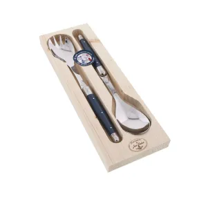 Laguiole by Jean Dubost Maison Salad Set Dark Blue