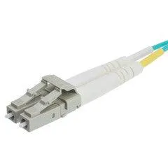 LC/UPC to SC/UPC OS2 Duplex 2.0mm Fiber Optic Patch Cord, OFNR, Singlemode 9/125, Yellow Jacket, Blue Connector, 15 meter (49.2 ft)