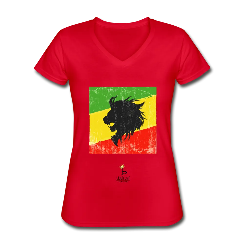 Lion of Judah - Women's V-Neck T-Shirt