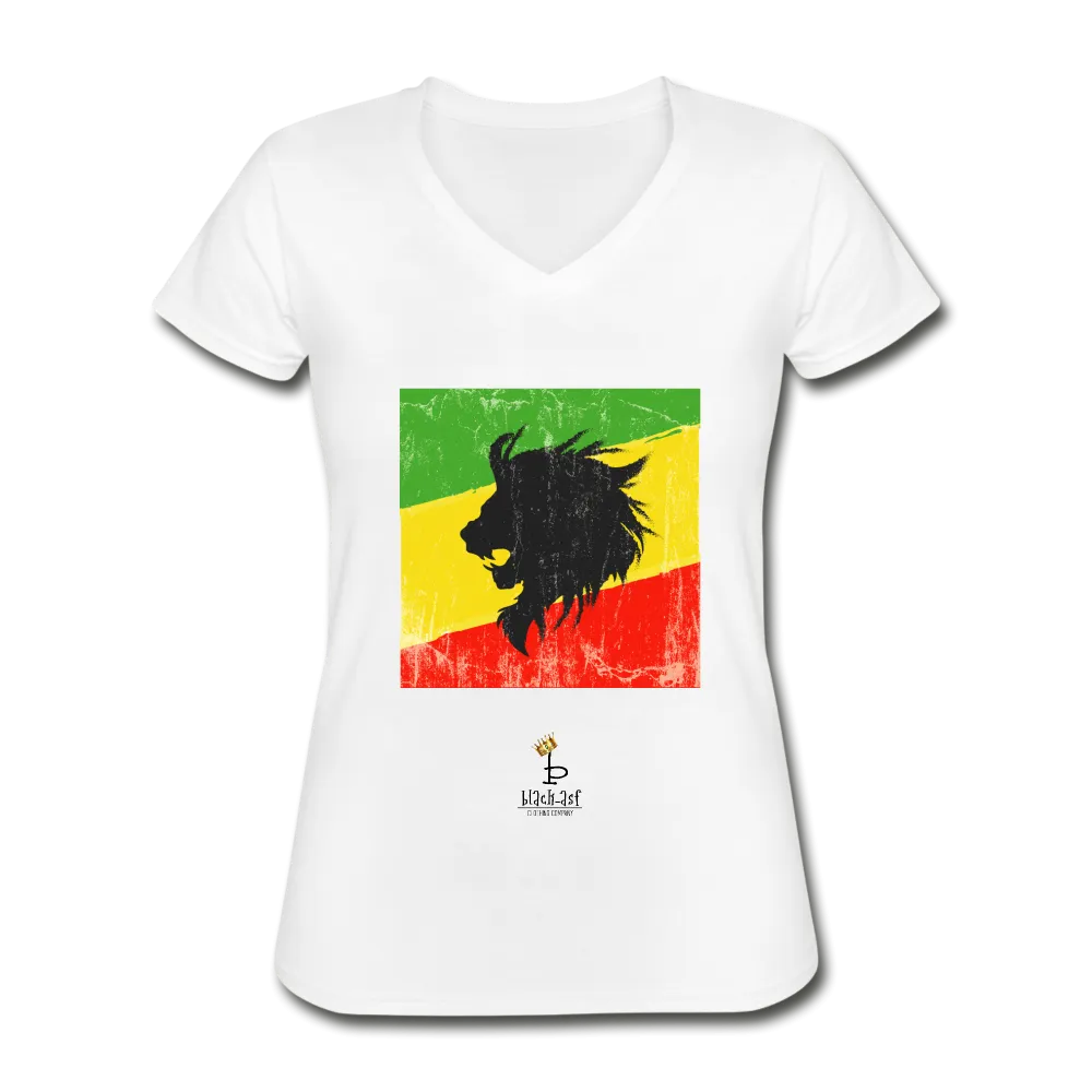 Lion of Judah - Women's V-Neck T-Shirt