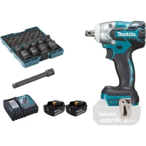 Makita DTW285RFJX 18V Cordless Brushless Impact Wrench (LXT-Series)