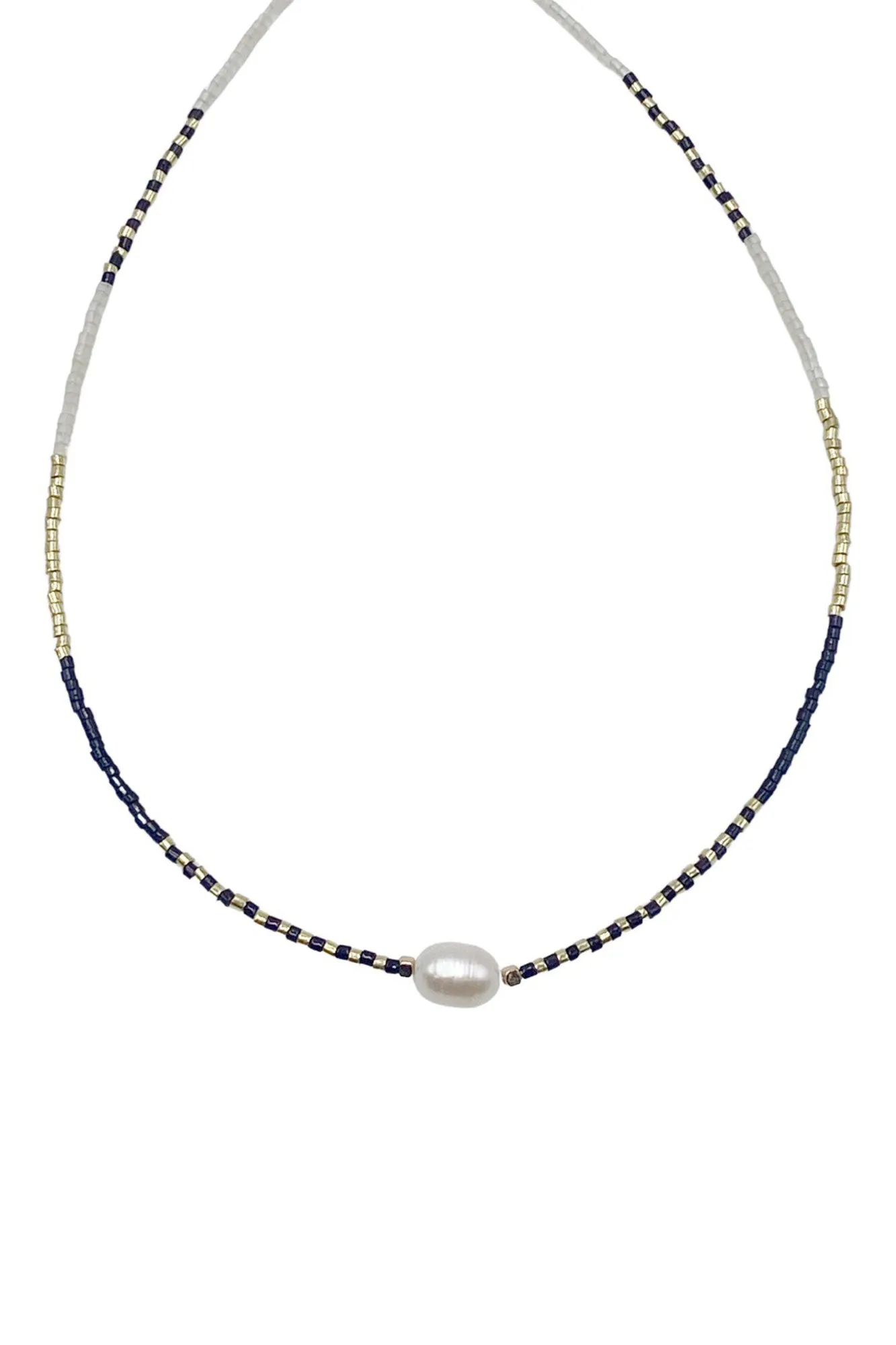 Meghan Browne- Dandy Pearl Center Necklace