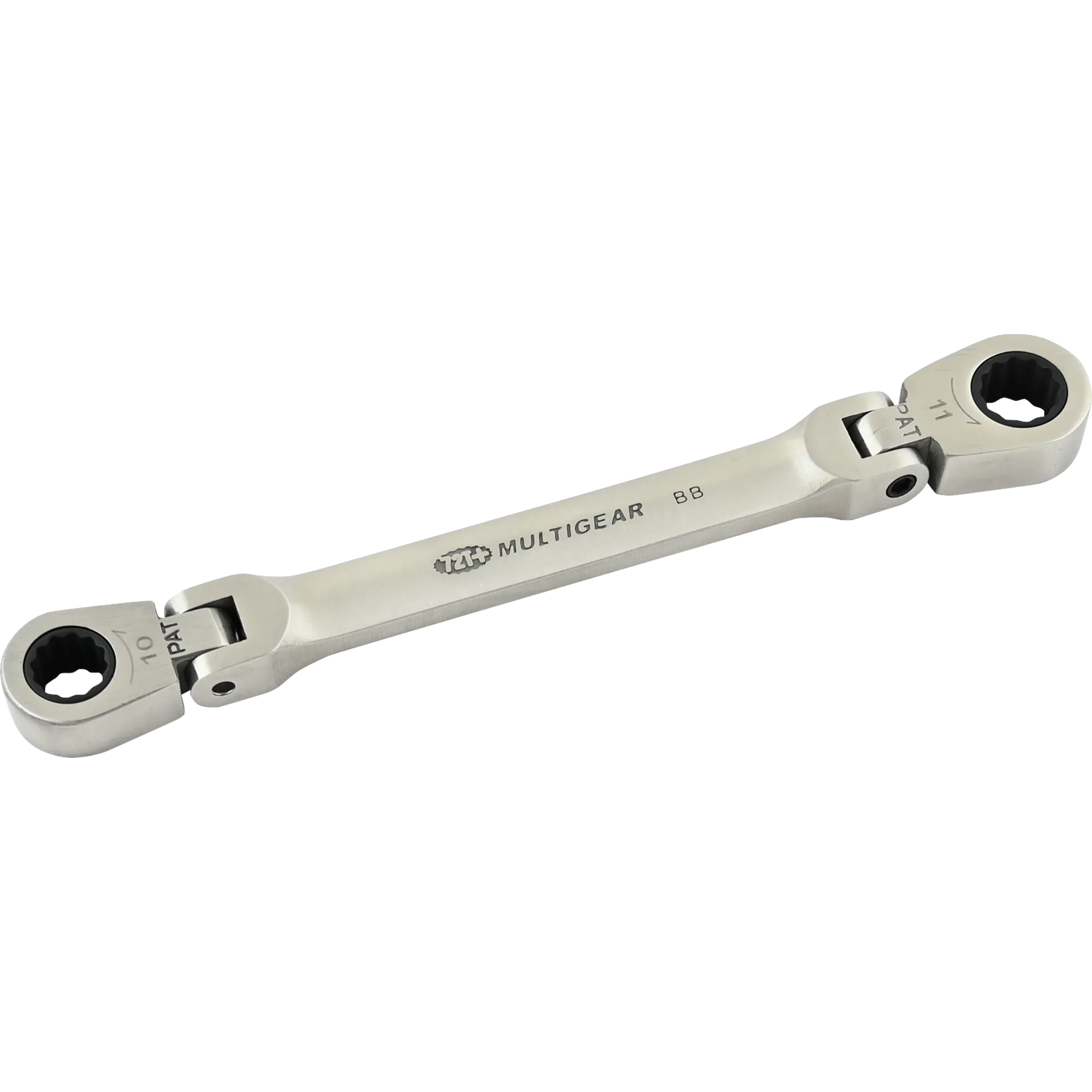 Metric Double Box End Flex Head Multi-Gear Ratcheting Wrenches