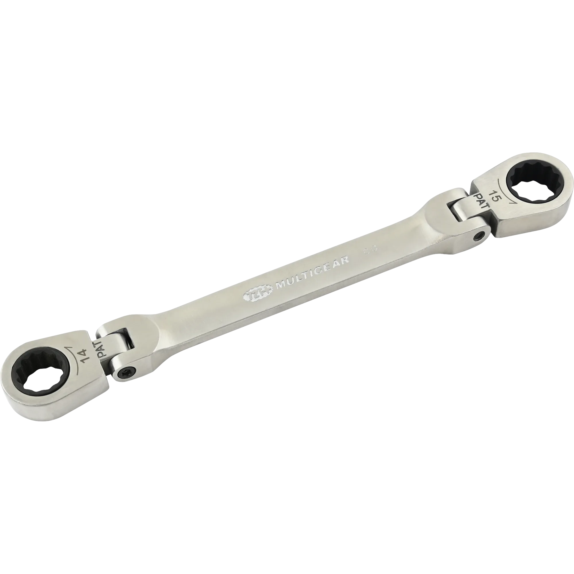 Metric Double Box End Flex Head Multi-Gear Ratcheting Wrenches