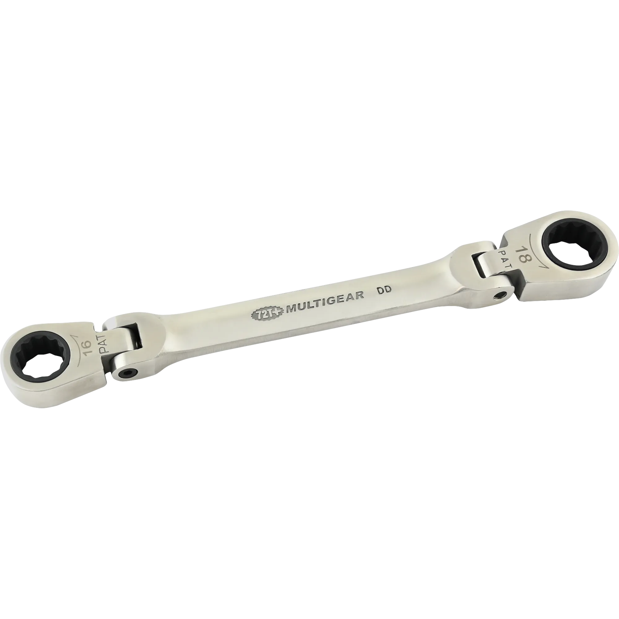 Metric Double Box End Flex Head Multi-Gear Ratcheting Wrenches