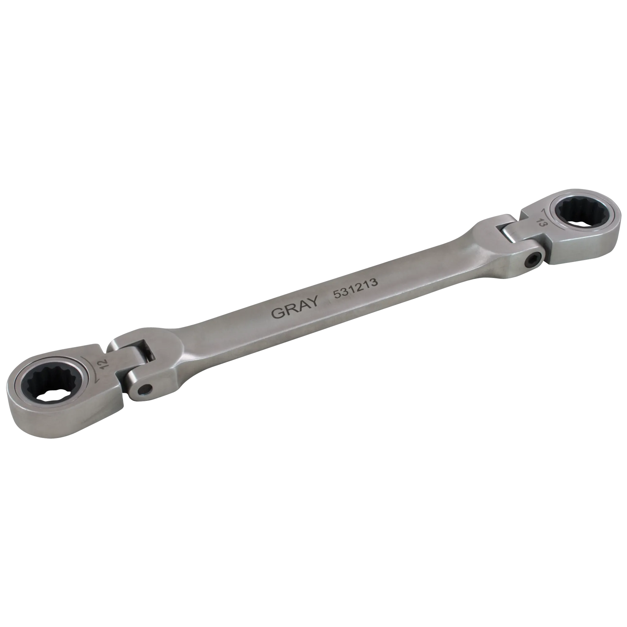 Metric Double Box End Flex Head Multi-Gear Ratcheting Wrenches