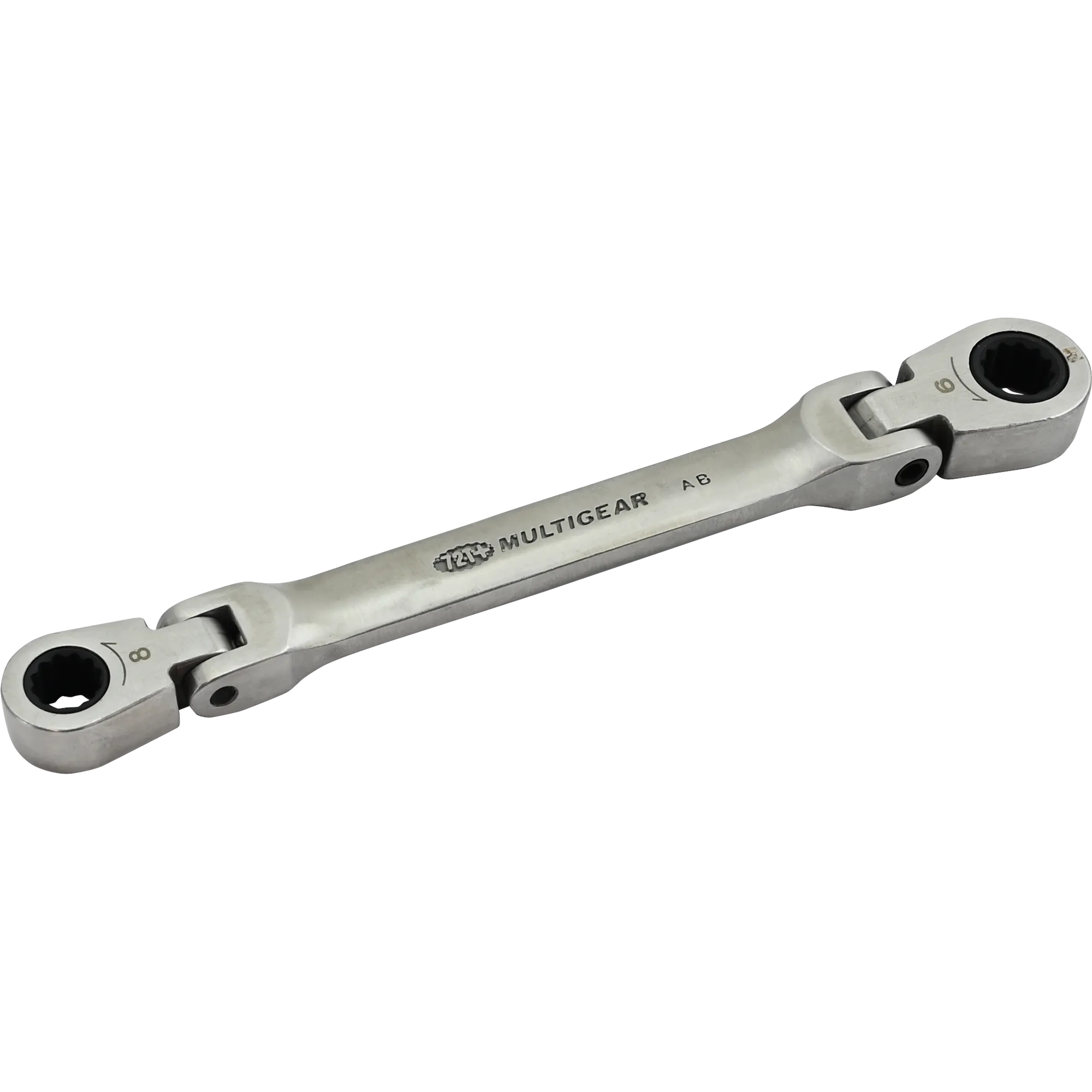 Metric Double Box End Flex Head Multi-Gear Ratcheting Wrenches