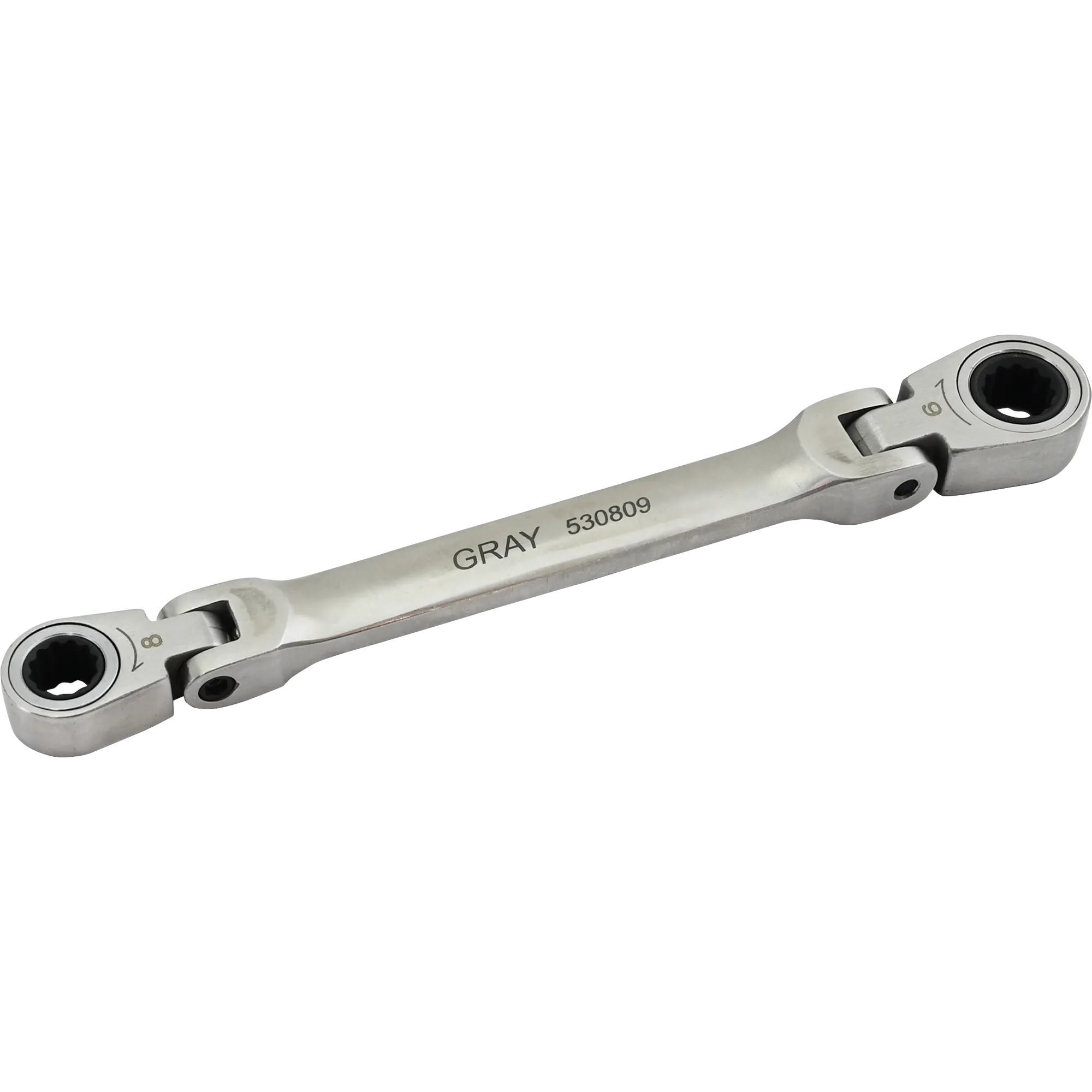 Metric Double Box End Flex Head Multi-Gear Ratcheting Wrenches