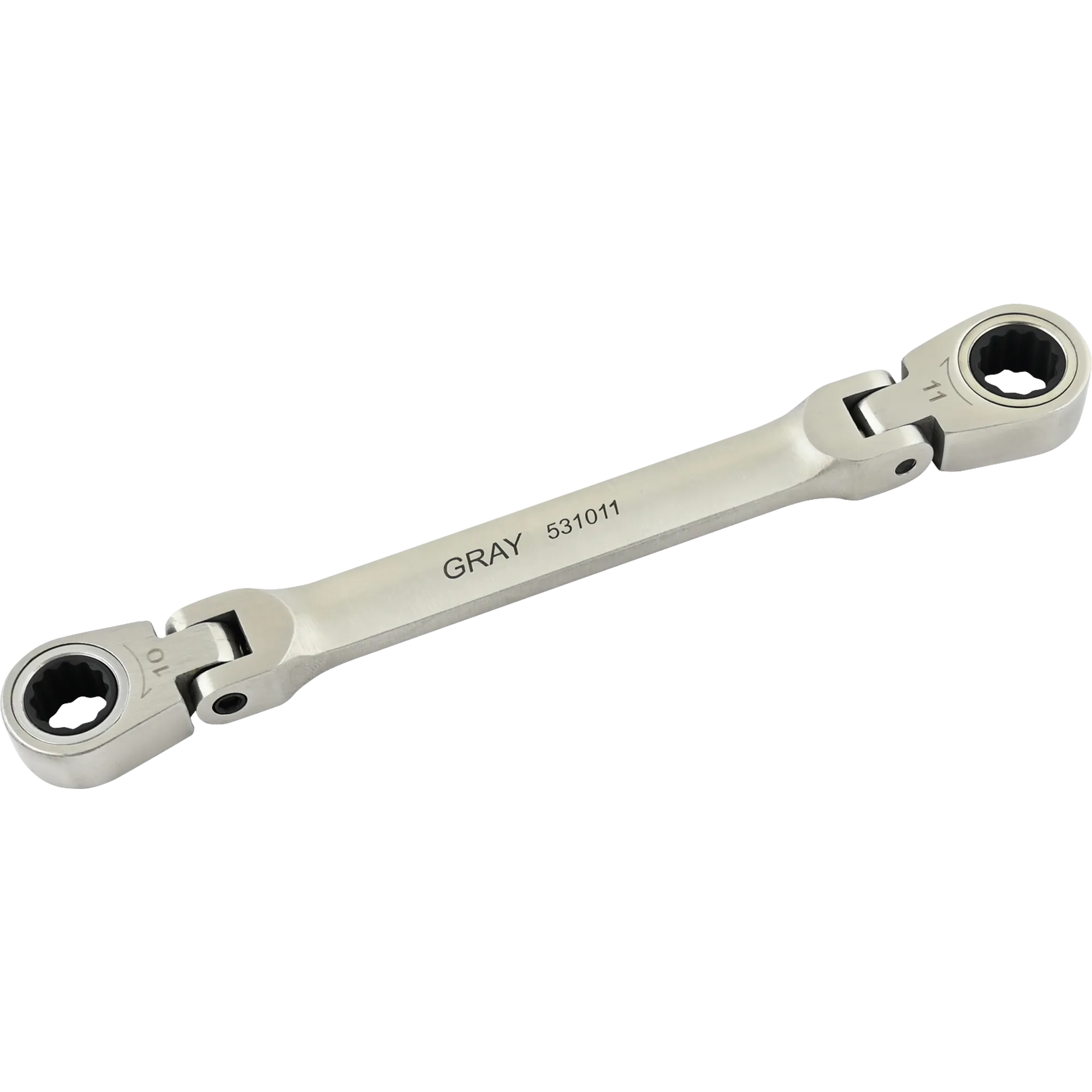 Metric Double Box End Flex Head Multi-Gear Ratcheting Wrenches