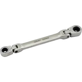 Metric Double Box End Flex Head Multi-Gear Ratcheting Wrenches