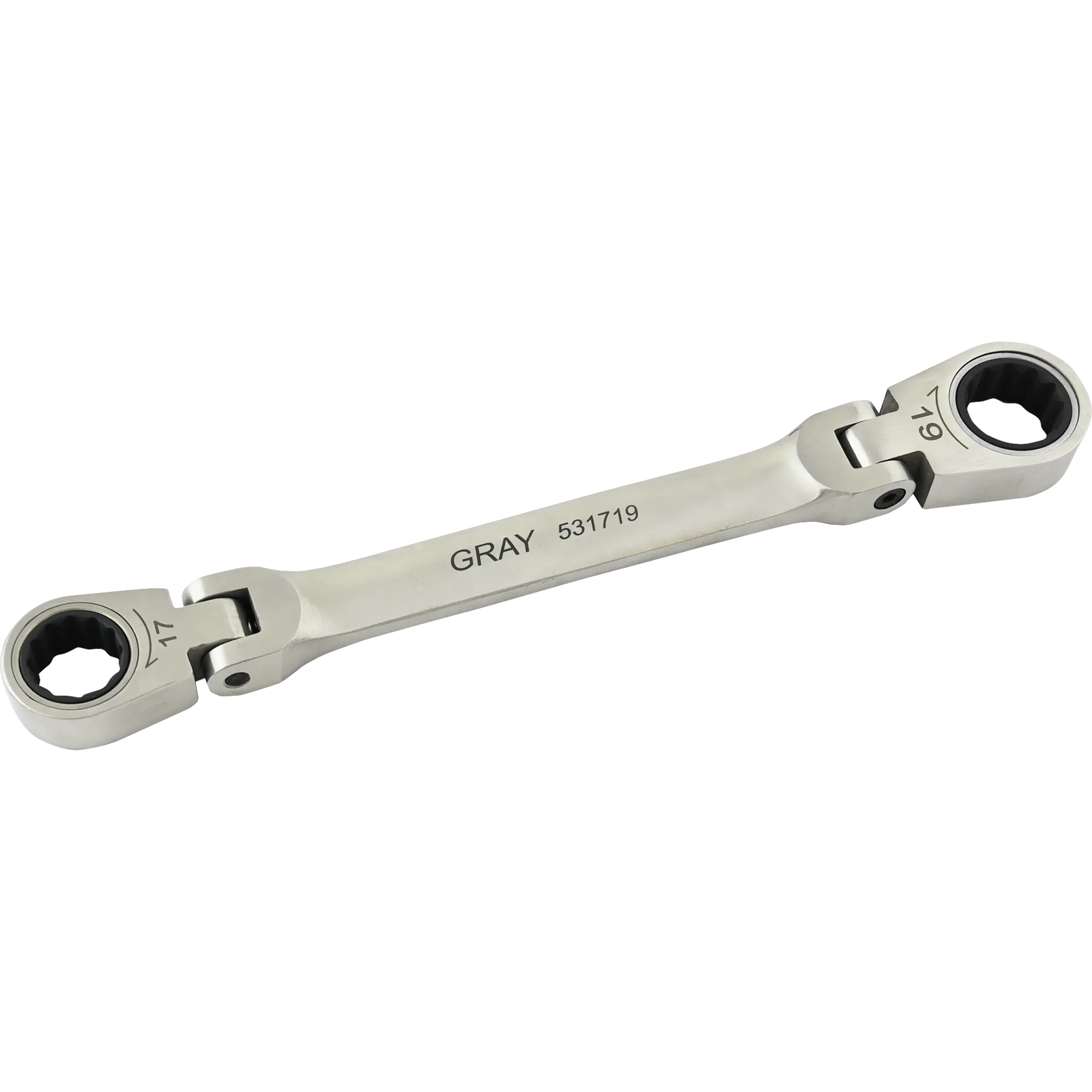 Metric Double Box End Flex Head Multi-Gear Ratcheting Wrenches