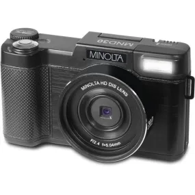 MINOLTA 30 MP / 2.7K Ultra HD Digital Camera - Black (50338)