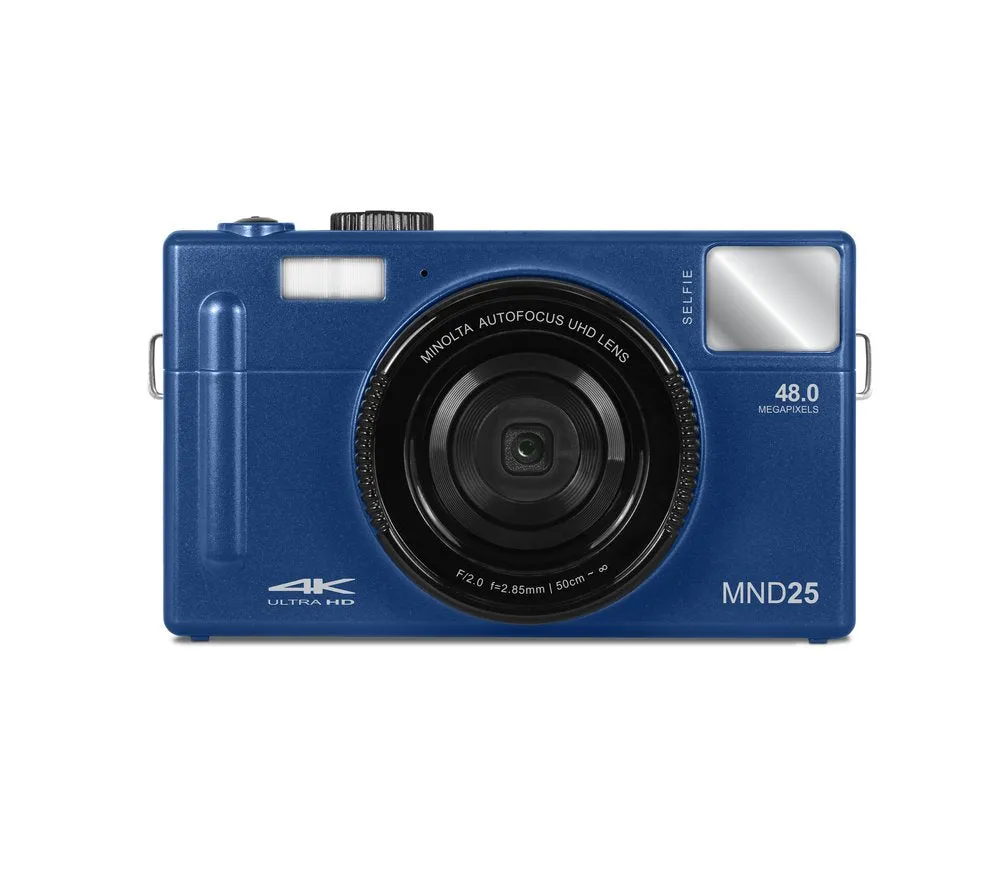 Minolta MND25 48MP/4K Camera w/ Selfie Mirror - Blue (50866)