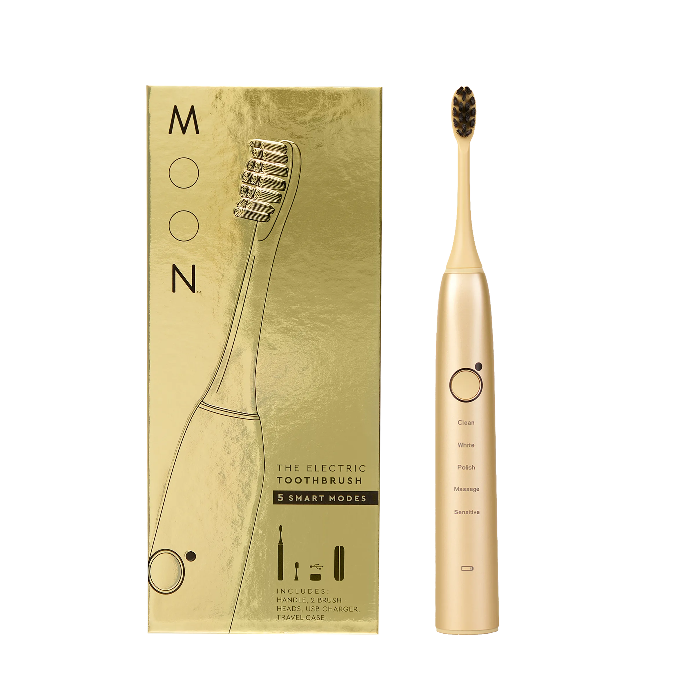 MOON BEAUTY: THE GOLD ELECTRIC TOOTHBRUSH ($79.99 VALUE)